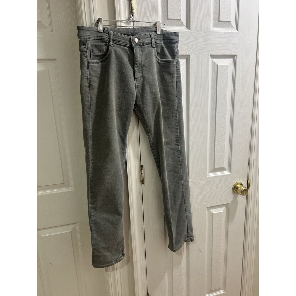 RDX Denim Division Gray Stretch Jeans Men’s Size 36 Straight Leg Casual Pants